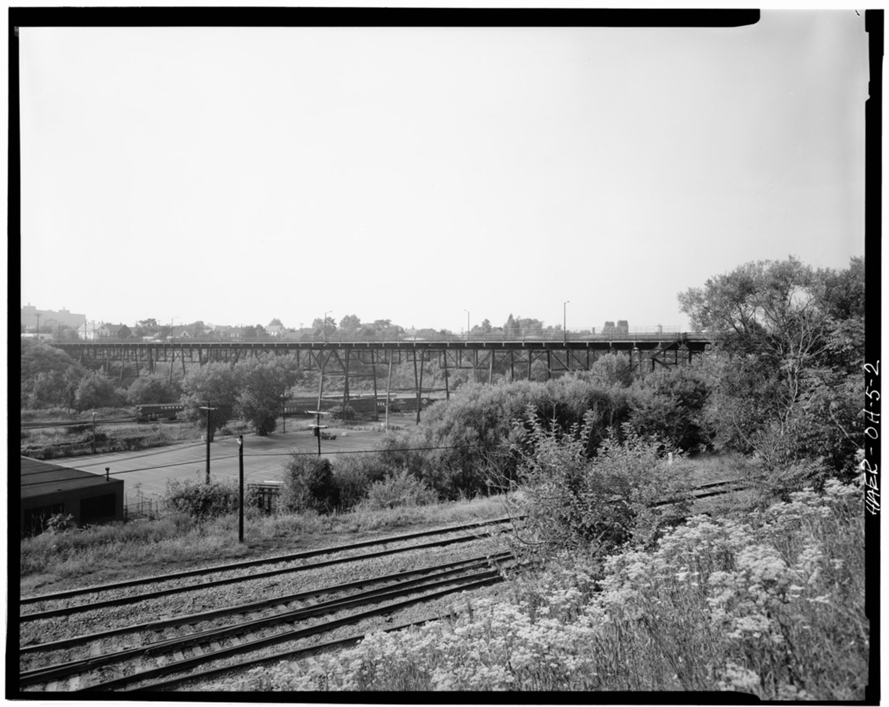 Viaduct over Nickel Plate Railroad tracks, Attribution: United States Library of Congress Prints and Photographs Division